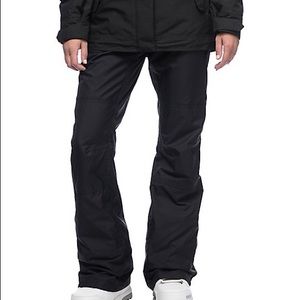 BURTON Dry Ride snow Ski Snowboard Baggy Cargo Pants Ski Black